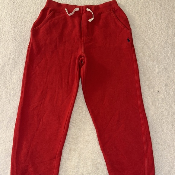 Polo Ralph Lauren red sweats size large (14-16) kids - Picture 3 of 12